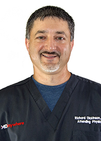 MDAnywhere online doctors. Portrait of Dr. Richard Dickinson