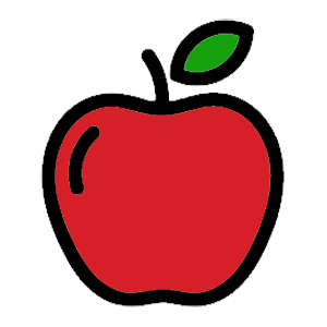 Get treatment with preventative therapies. Drawing of red apple